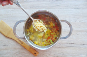 Суп с брюссельской капустой и брокколи